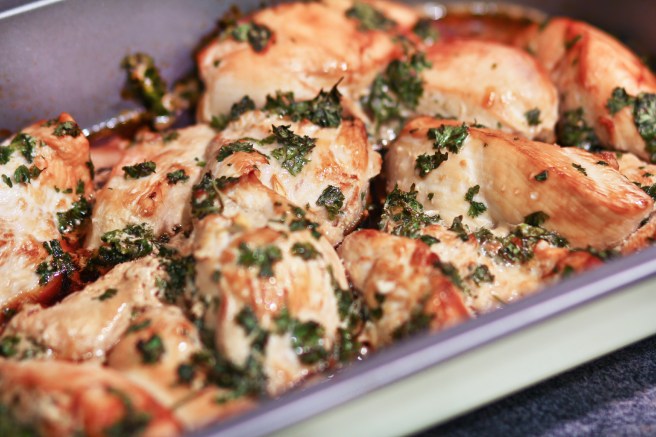 Marineraður kjúklingur í rjómasósu