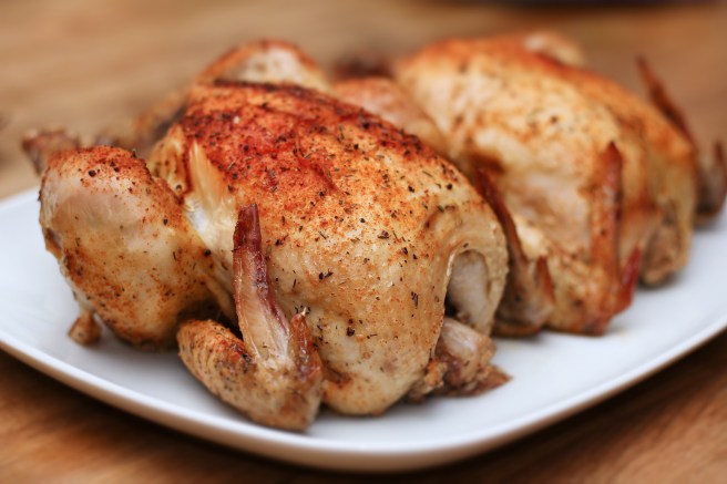 Ofnsteiktur kjúklingur með kartöflumús og dásamlegri sósu