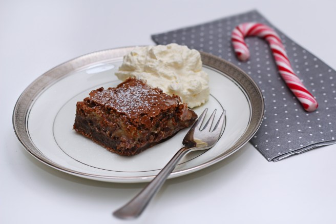 Bismarkbrownies með hvítu súkkulaði