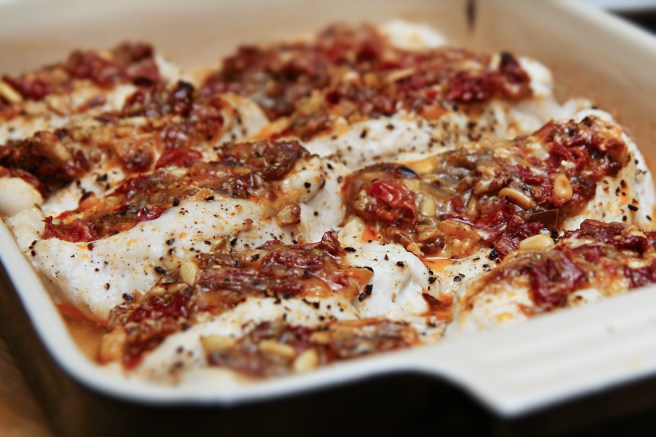 Kjúklingabringur með himneskri fyllingu og sætri kartöflustöppu