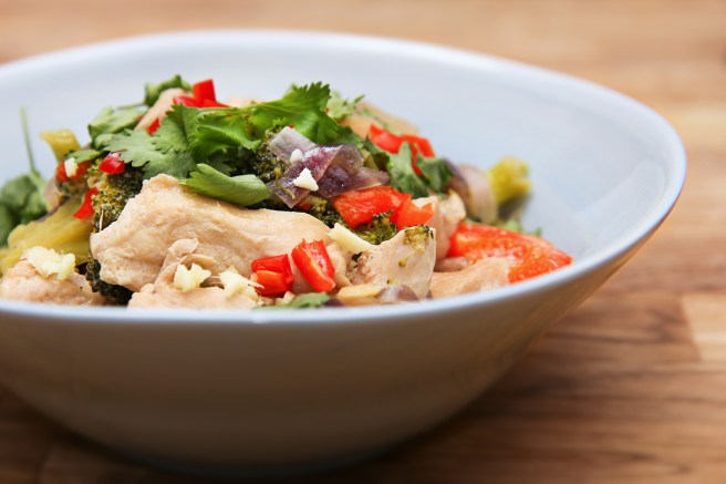 Einfaldur og fjótlegur tælenskur kjúklingaréttur