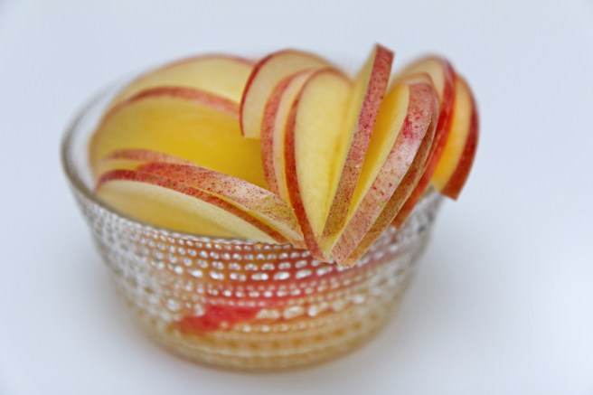 Marineraðar eplasneiðar