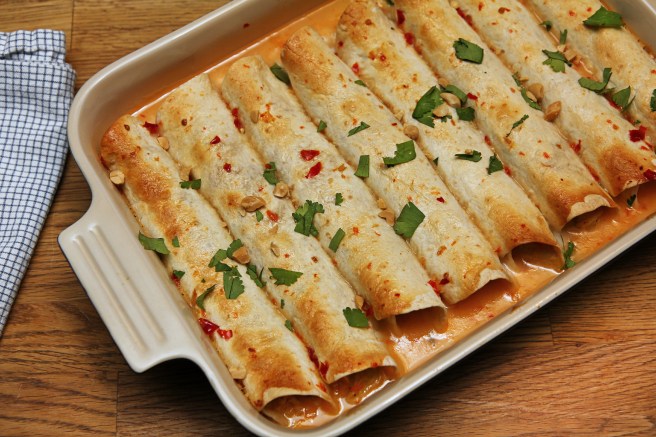 Tælenskt kjúklingaenchiladas