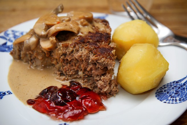 Kjöthleifur á pönnu