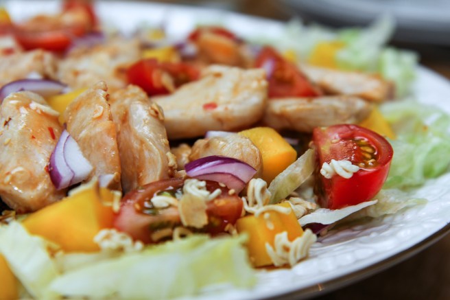 Japanskt kjúklingasalat