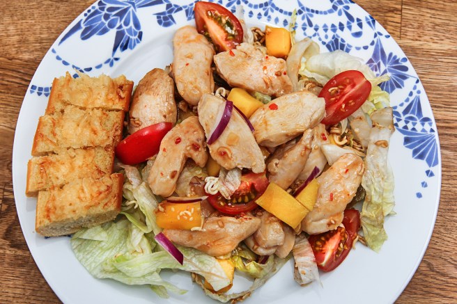 Japanskt kjúklingasalat