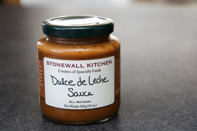 Karamelludraumur með daimrjóma og jarðaberjum