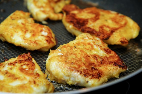 Steiktur fiskur í kókoskarrý