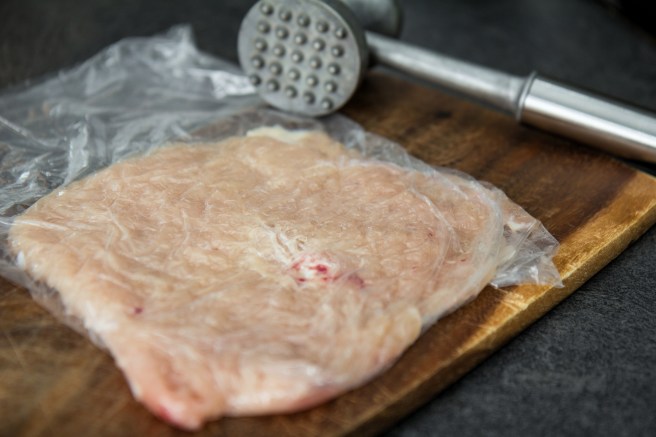 Pestó- og ostafylltar kjúklingabringur