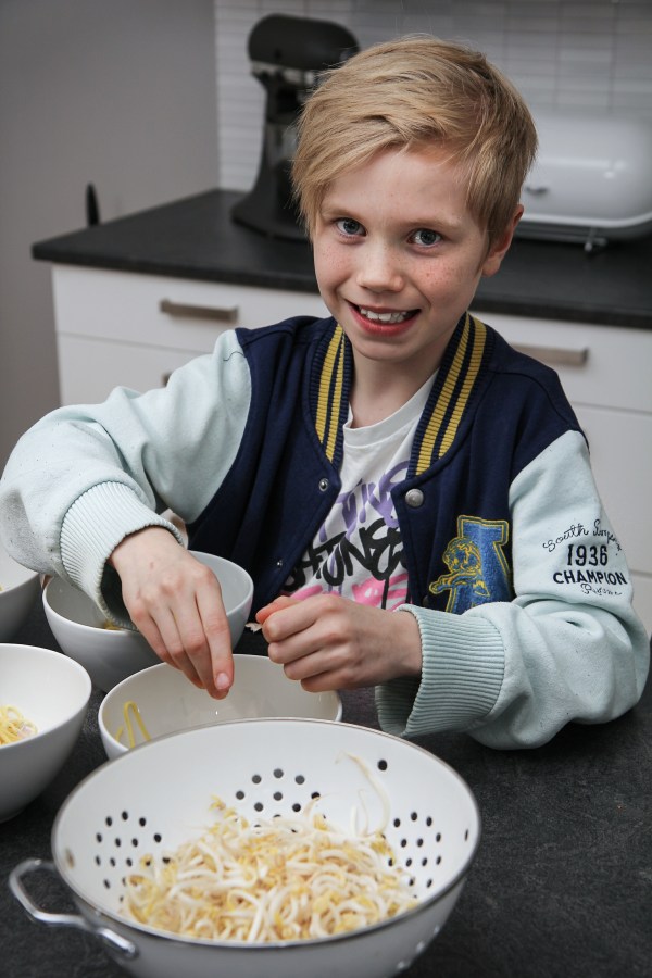 Núðlusúpa í boði Jakobs.