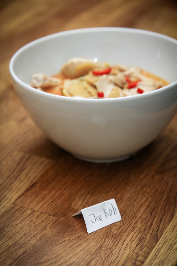 Núðlusúpa í boði Jakobs.