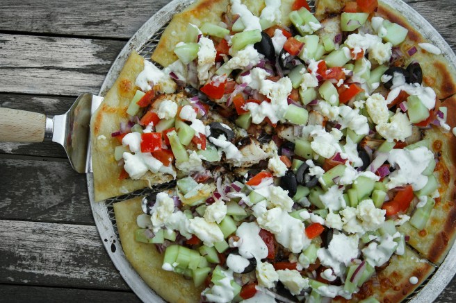 Grísk pizza