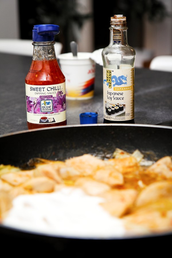 Kjúklingakúskús með sweet chili