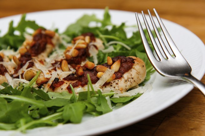 Einfaldur pestókjúklingur