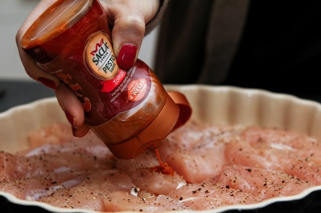 Einfaldur pestókjúklingur