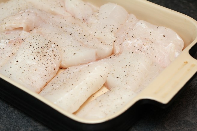 Fiskur í okkar sósu