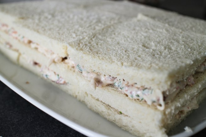 Brauðterta með kjúklingi og beikoni