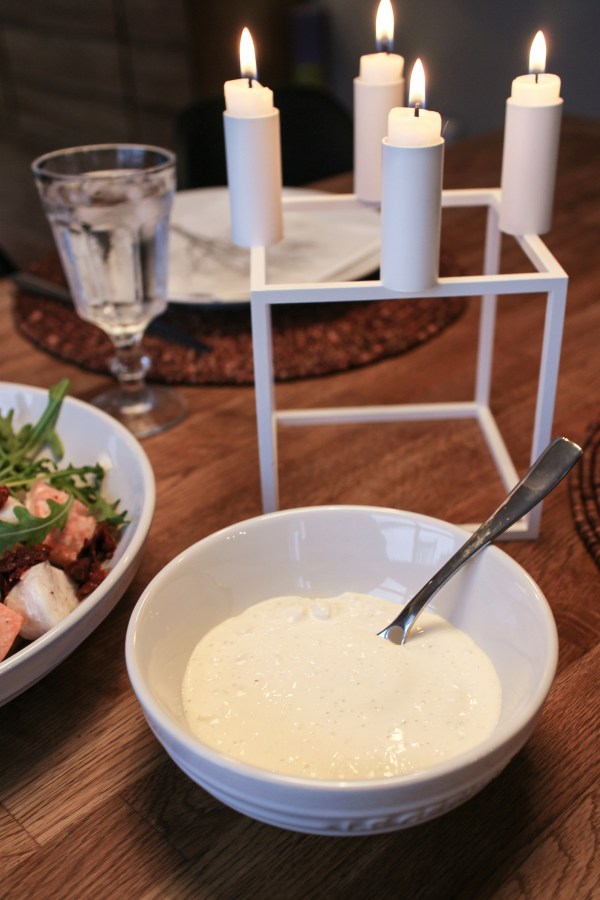 Ítalskur lax með fetaostasósu