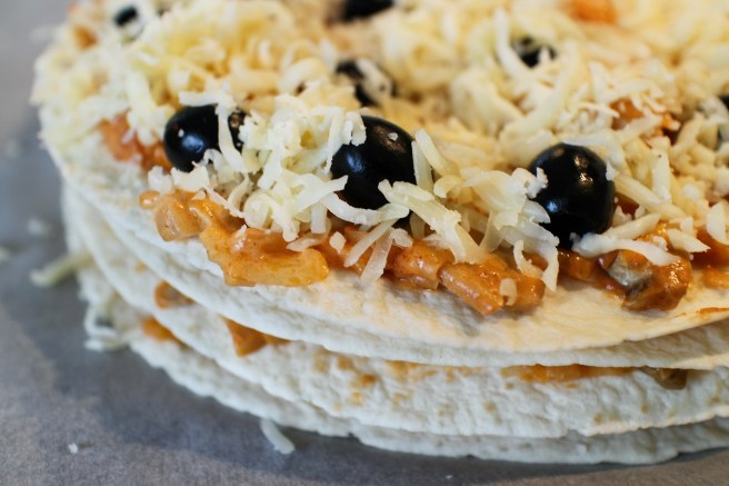 Tortillakaka með kjúklingi