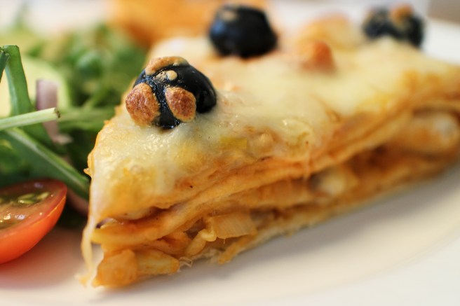 Tortillakaka með kjúklingi