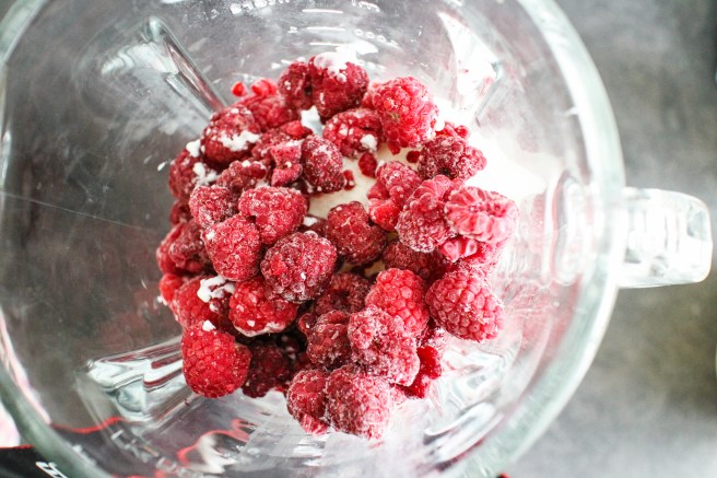 Frosinn hindberjadrykkur