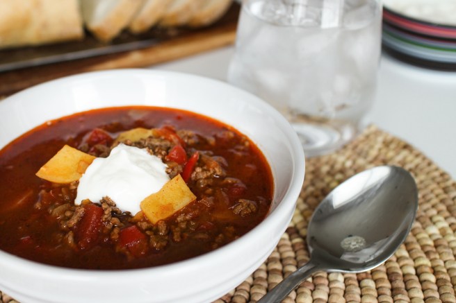 Gúllassúpa með nautahakki