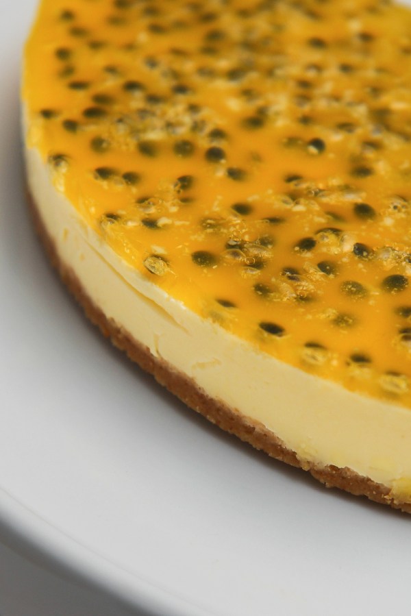 Pannacottakaka með ástríðualdin