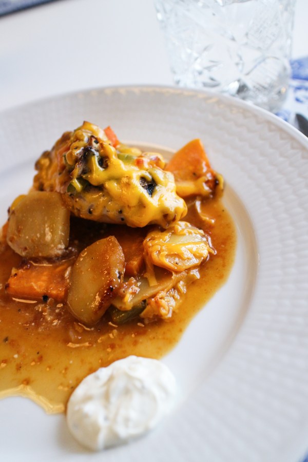 Dásamlegur BBQ kjúklingur - með öllu í einum pakka!