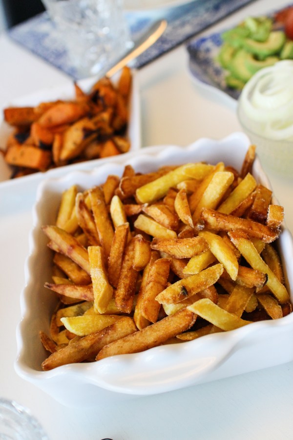 Grillaðir BBQ hamborgarar