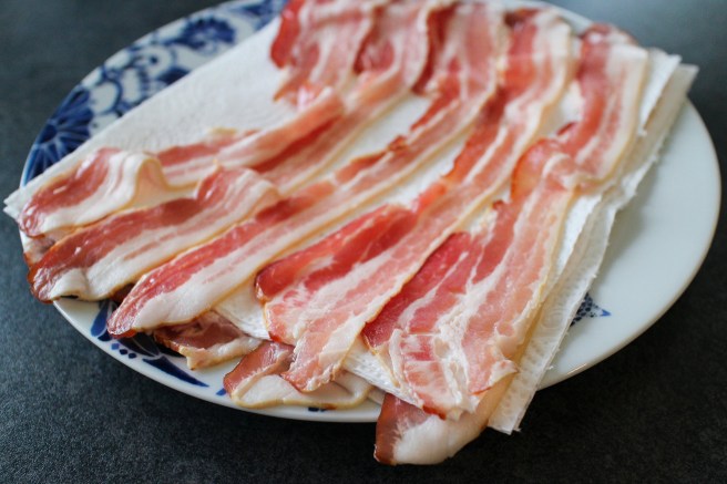 Beikonvafin grilluð hörpuskel