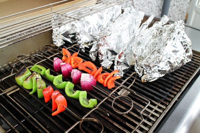 Grillaður kjúklingur með pestó og ólífumauki