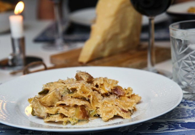 Pastagratín með því sem til er!