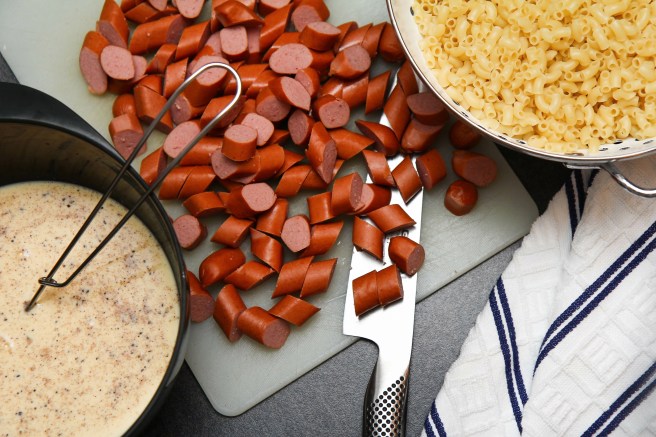 Pulsu- og makkarónuskúffa