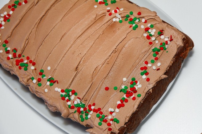 Súkkulaðibitakaka með súkkulaðismjörkremi