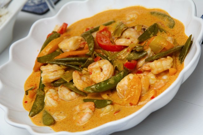 Tígrisrækjur með tælensku ívafi