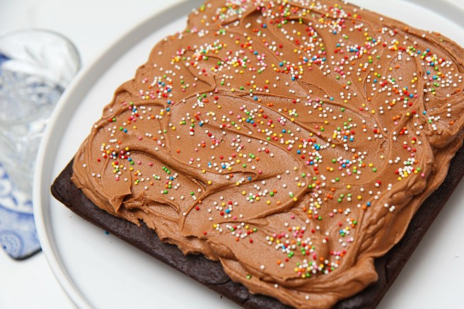 Súkkulaðikaka með súkkulaðikremi