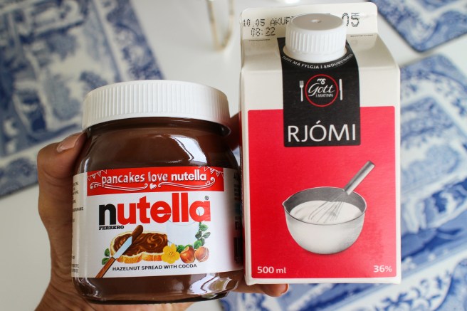 Heimsins besti og einfaldasti ís - Nutellaís!