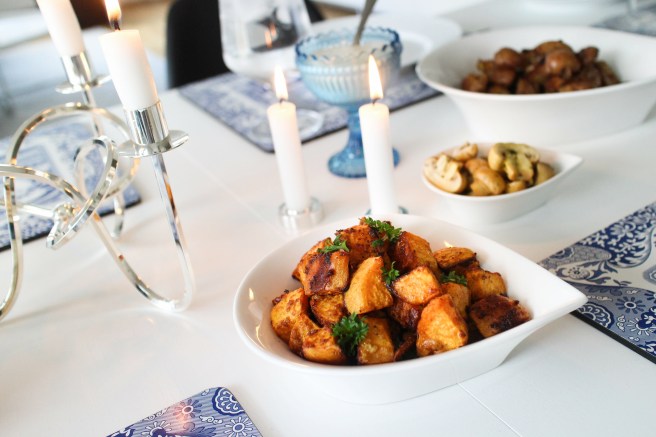 Ofnbakaðar parmesan sætar kartöflur