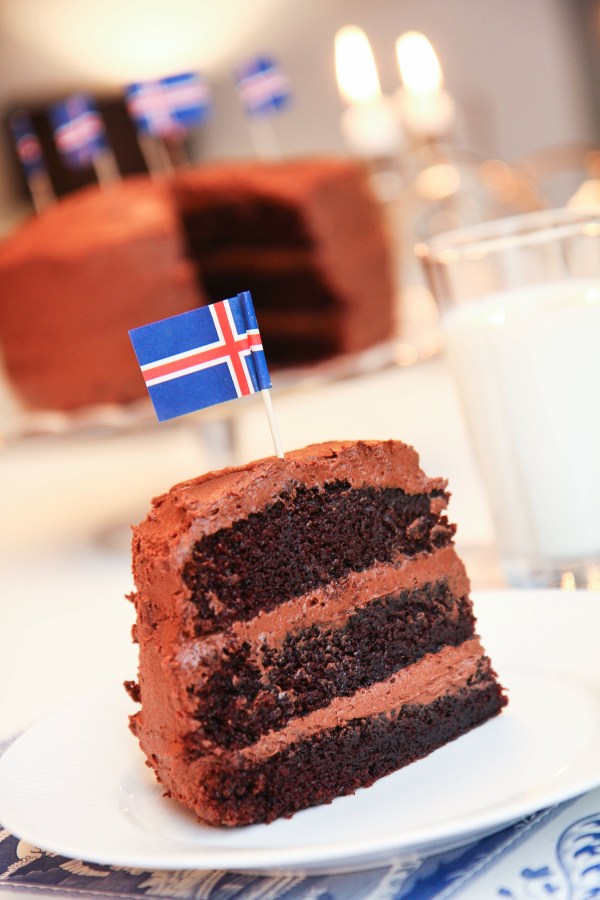 Mjúk amerísk súkkulaðikaka