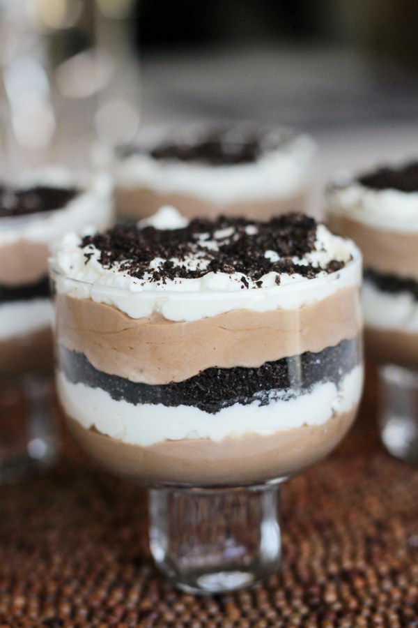 Súkkulaðimús með Oreo og sætum rjóma