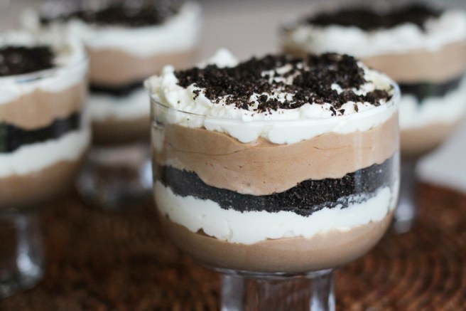 Súkkulaðimús með Oreo og sætum rjóma