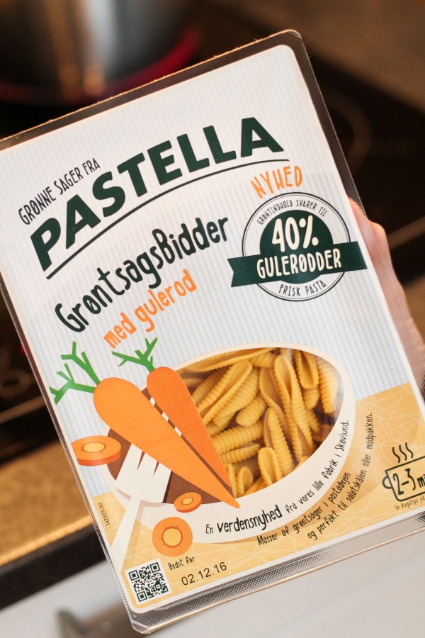 Pasta með salami og blaðlauki