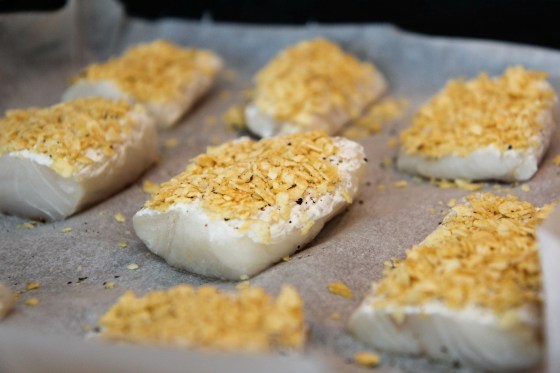 Þorskur með snakkhjúp