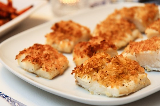 Þorskur með snakkhjúp