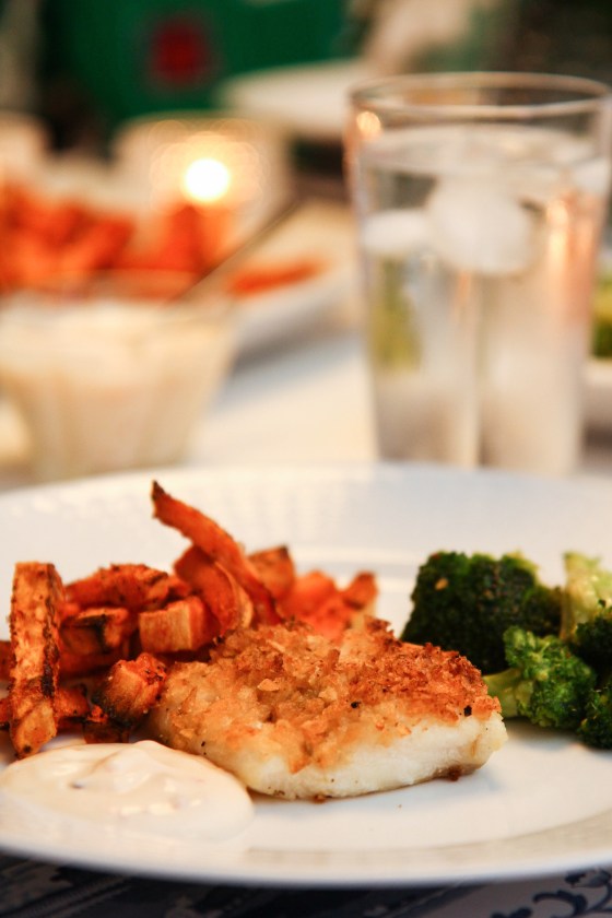 Þorskur með snakkhjúp